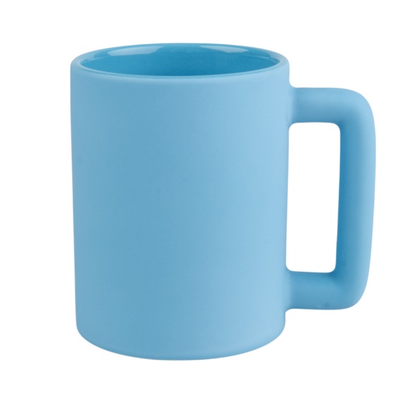 Coloured Matte Sublimation Mug - Rectangular Handle
